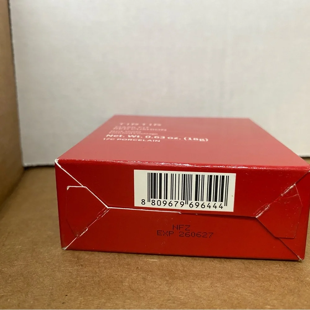 NEW TIRTIR Mask‎ Fit Red Cushion Face Cream 17C Porcelain 0.63 Fl Oz